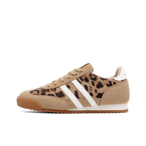 DEERWAY Износостойкий противоскользящий низкий топ повседневная обувь для женщин с леопардовым принтом