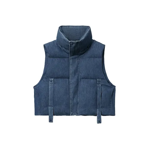 Miss Sixty Жилетки среднего синего цвета для женщин