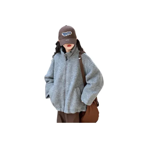 YALU Серый Школьный возраст Утеплённые куртки