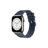 Морской синий - одиночный, булавка, застежка