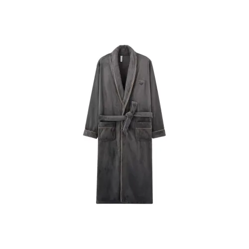Faro Дымчатый Серый Мужской Халат для ванной