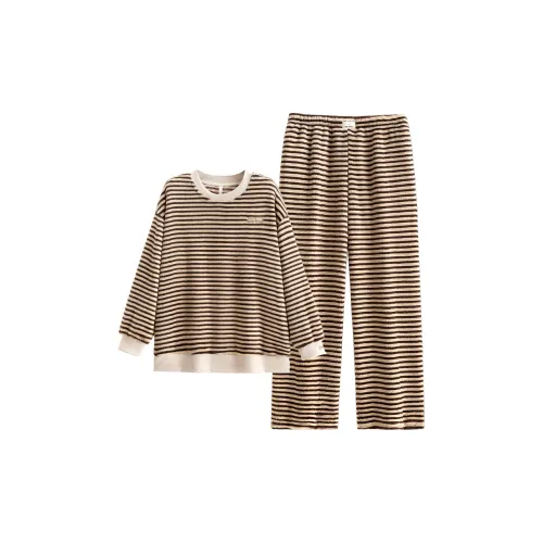 YUENEI 34355 Каштановый Коричневый Мужской Пижамный Комплект