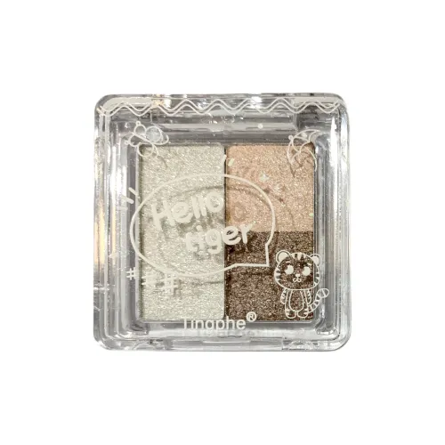 TINGPHE Розовый Фиолетовый Кисть для теней Palette Сияние Металлическая поверхность Блестящий