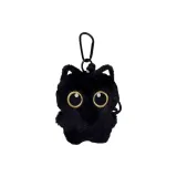 Маленький черный кот - черный шнурок