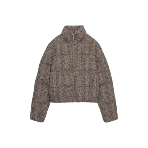 ZARA Collaboration Серое Женское Короткое Пальто