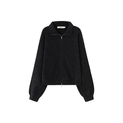 SOON FLOWER Темно-серый Женский Свитер