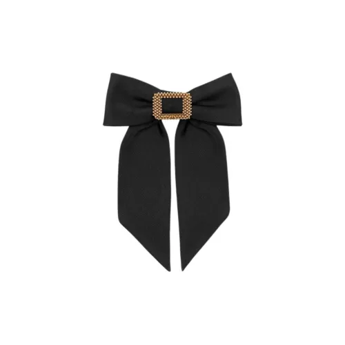 DIOR Заколки для волос из ткани женские черные