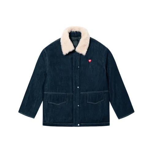 Checkitout Прозрачный Синий деним Синий Экрю Унисекс Пуховые куртки