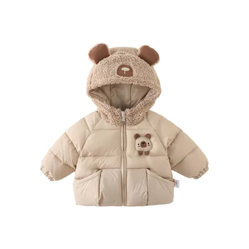 XiaoJinBu Хаки Малыш Утеплённые куртки