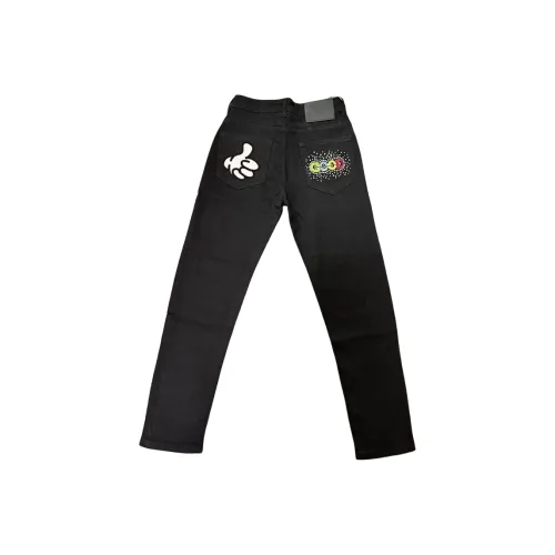 OKPI Черные Унисекс Джинсы