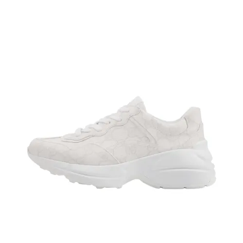 GUCCI Rhyton Low Топ Повседневная обувь Женская Белая