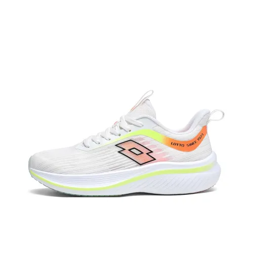 LOTTO Детские беговые кроссовки Белый Неон Зеленый Унисекс