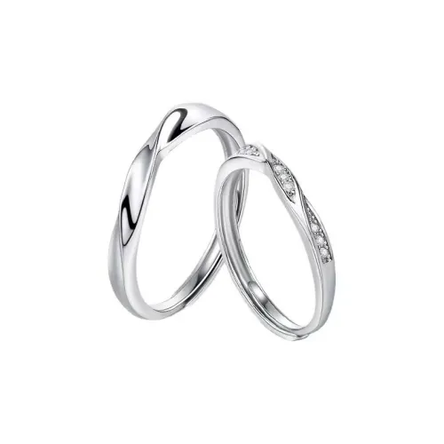 WUYIFEI Посеребренные Кольца Унисекс