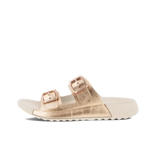 Ecco Cozmo Аbrasion Resistant Шлепанцы Женские Золотые