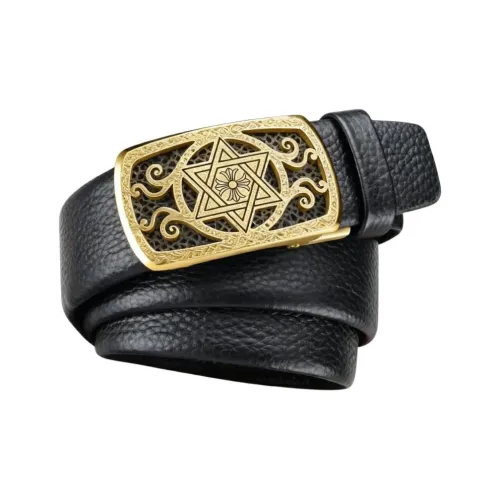 Devanro Ремни из натуральной коровьей кожи мужские 3,5 см