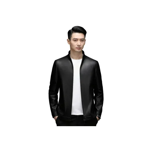 TIFAN Мужские кожаные куртки