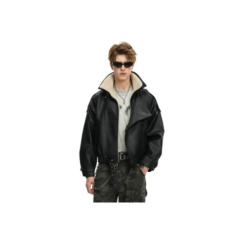 UZXJ Унисекс Кожаные куртки