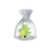 Подтвержденная версия - Желтая Золотая Рыбка в Сумке (Распакованная)