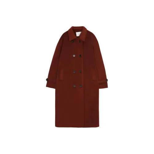 DITB Кленовый Карамель Слегка Апельсин Женское Пальто