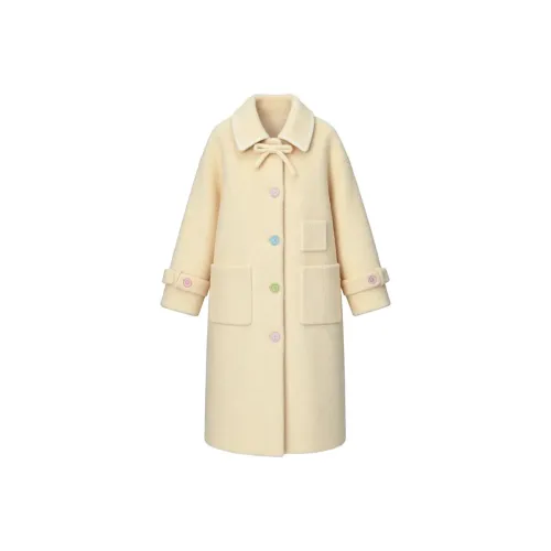 FLIM Желтое Женское Пальто