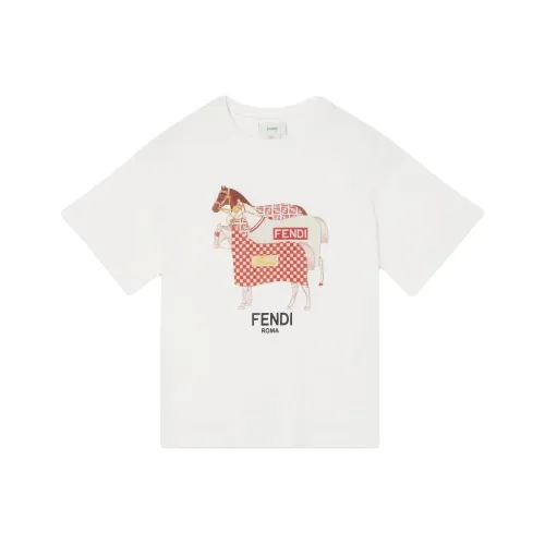 FENDI Белый KIDS T-рубашки