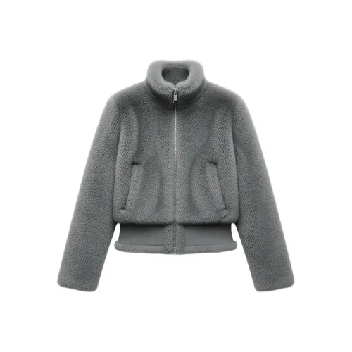 FLIM Серый Женские Бархатные Куртки