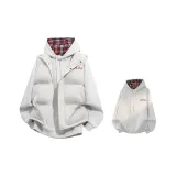 Абрикосовый красный жилет + Фотиния серый-красный свитшот