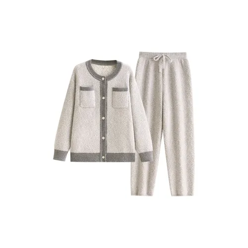 YUENEI 24052 Mist Gray Женские Пижамные Комплекты