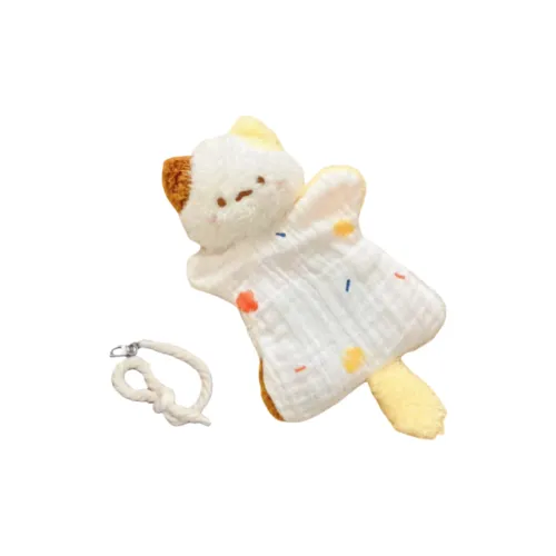 MENGSHUQI Cute Трицветная Кошка Животные Кролик Украшение Плюшевый Брелок Высота 16 см