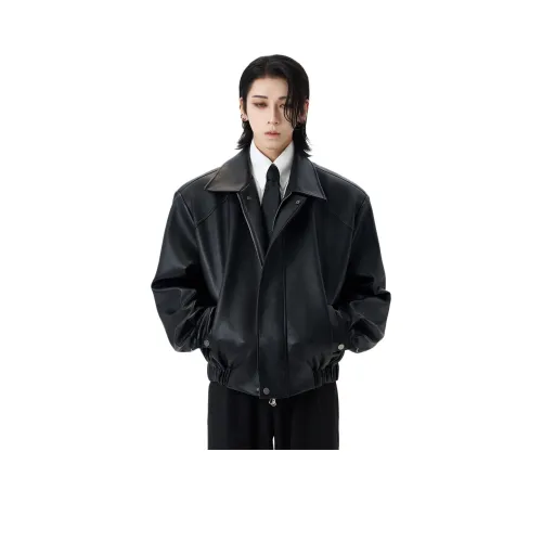 UNA RETA Унисекс Кожаные куртки