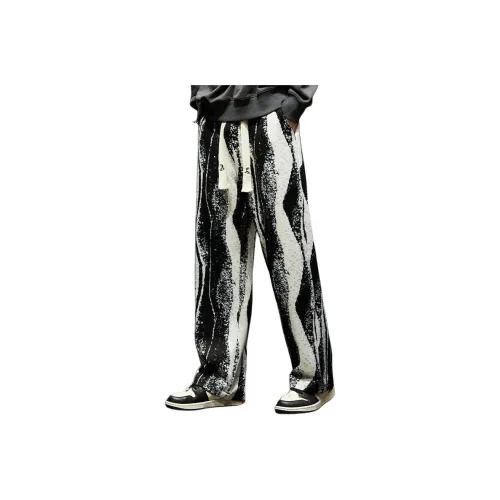 BAOMIKA Черный Белый Градиент Унисекс Повседневные Штаны