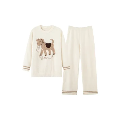 MAKEGONGZHU BBRL060 Пара Женские Пижамные комплекты