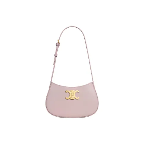 CELINE Tilly Телячья кожа Сумка через плечо сумка среднего размера женская розовая