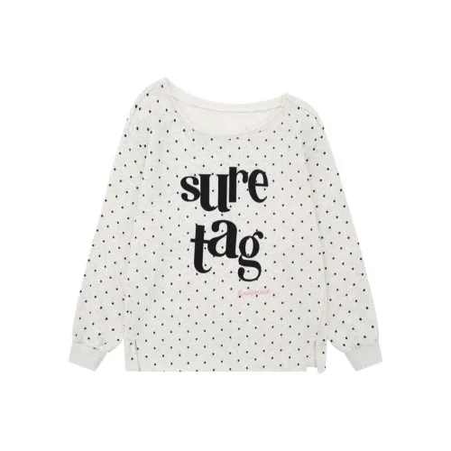 VKXOW Белый Серый Женские T-рубашки