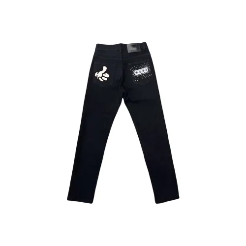 OKPI Черные Унисекс Джинсы