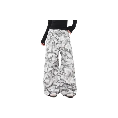 POSIYING Камуфляж Унисекс Повседневные Штаны