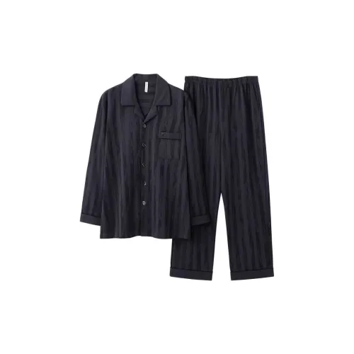 Faro Туманный Черный Мужской Пижамный Комплект