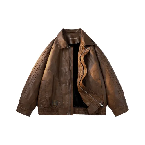 JUNGLE PANDA Кожа Куртка Унисекс