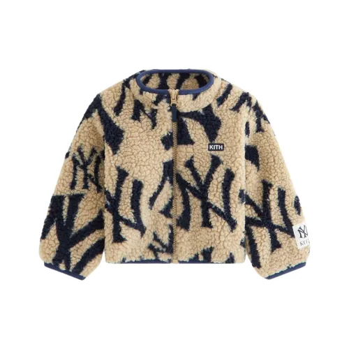 KITH Collaboration x Нью-Йорк Янкис Бархат Feel Пальто Детское