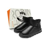 Черный с флисовой подкладкой