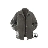 Тёмно-серый, осенний и зимний, с флисовой подкладкой