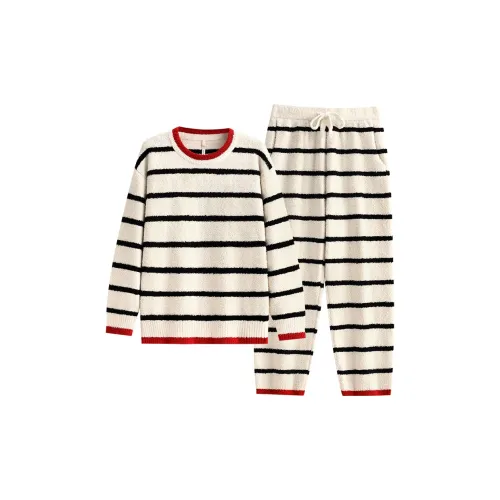 YUENEI 24062 Кокосовое молоко Белый Женский Пижамный комплект