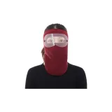 Защита глаз, шея, термическая маска для лица, бордовый: 1 упаковка