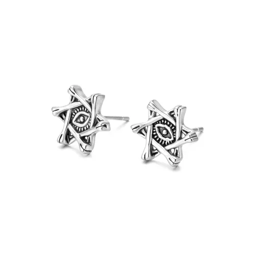 ENFANTIN Титановые стальные серьги-гвоздики унисекс