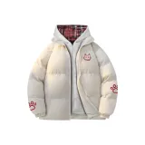 Экрю-красный логотип (красная шляпа в клетку)