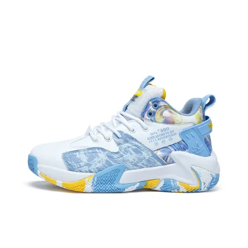 LONGZHIWU Детские баскетбольные кроссовки