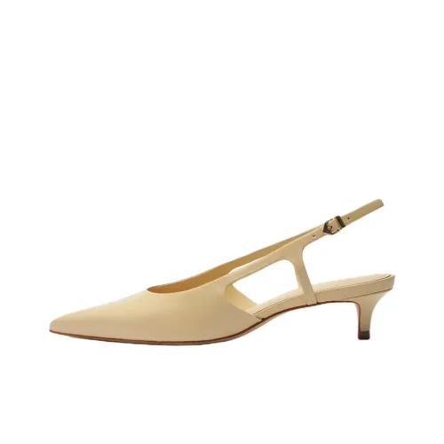 Schutz Boris Kitten Нестандартный каблук Высокие каблуки 4CM Женские Бежевый