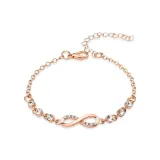 Мёбиус Браслет - Розовое золото