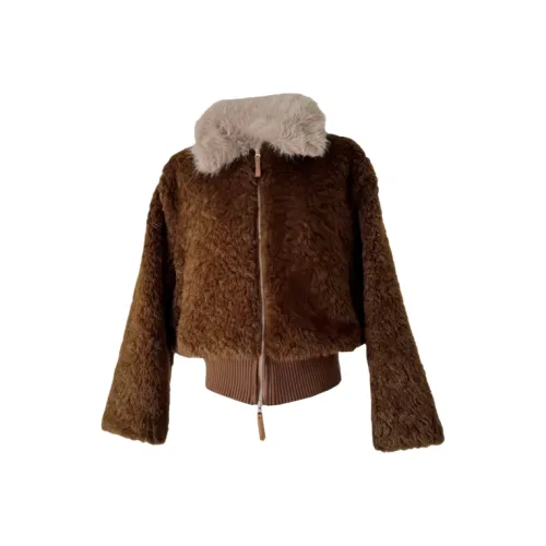 ONE PASS STUDIO Velvet Feel Пальто Женское