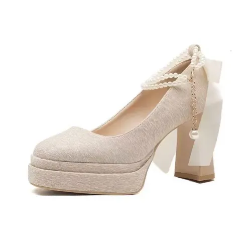 AFJI Грубый каблук Туфли Мэри Джейн Женские